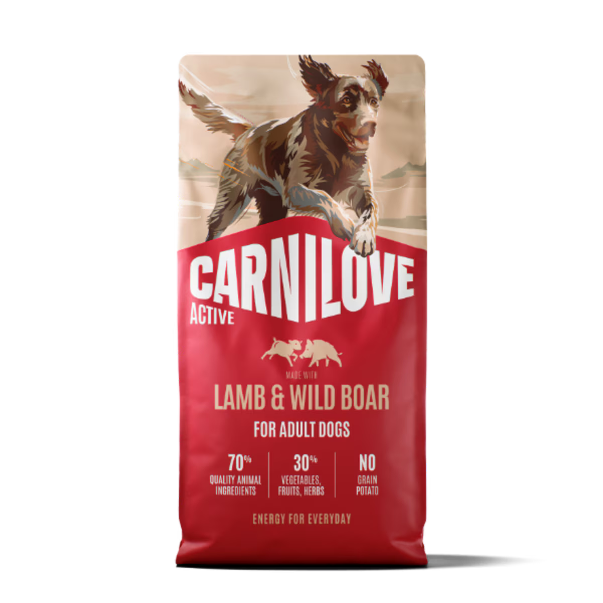 Carnilove Active Lamb & Wild Boar Sterilised Adult Dry Cat Food - 2kg