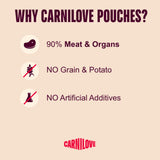 Carnilove Multipack Turkey, Duck, Pheasant, Trout In Gravy Wet Cat Food Pouches - 12 x 85g