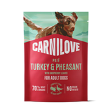 Carnilove Pheasant with Raspberry Leaves Wet Dog Food Pouches - 12 x 300g