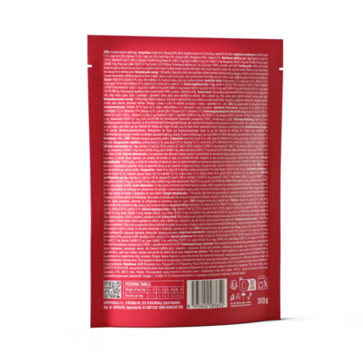 Carnilove Pheasant with Raspberry Leaves Wet Dog Food Pouches - 12 x 300g