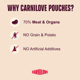 Carnilove Pheasant with Raspberry Leaves Wet Dog Food Pouches - 12 x 300g