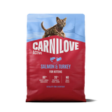 Carnilove Active Salmon & Turkey Dry Kitten Food – 2kg
