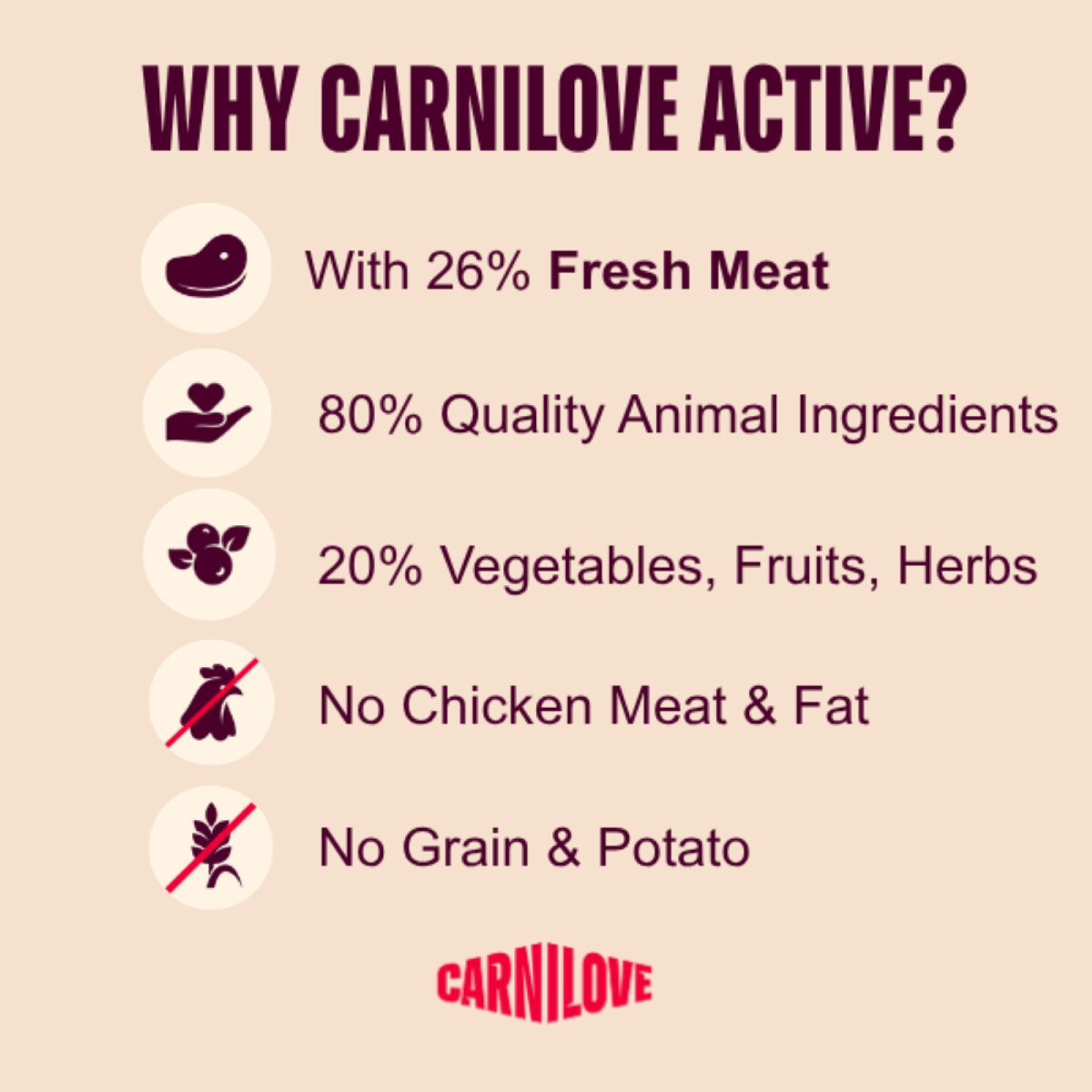 Carnilove Active Salmon & Turkey Dry Kitten Food - 400g