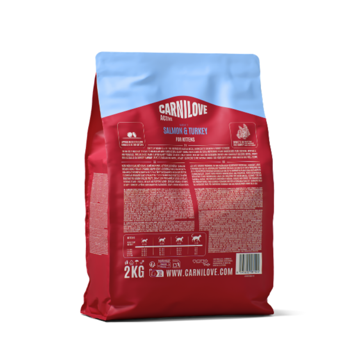 Carnilove Active Salmon & Turkey Dry Kitten Food - 400g