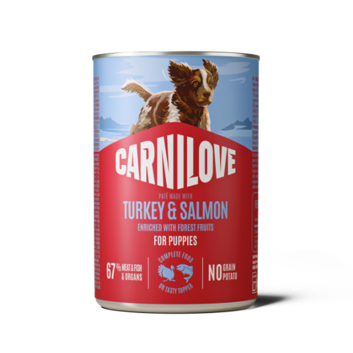 Carnilove Turkey & Salmon Puppy Wet Dog Food Tin – 6 x 400g
