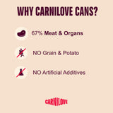 Carnilove Turkey & Salmon Puppy Wet Dog Food Tin – 6 x 400g