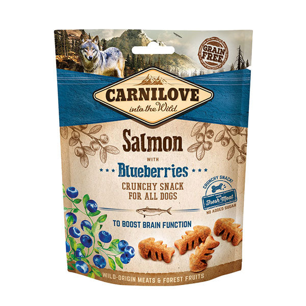Carnilove Salmon with Blueberries Dog Treats - 200g