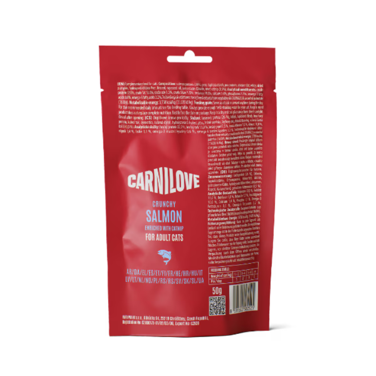 Carnilove Salmon with Catnip Cat Crunchy Treats – 50g