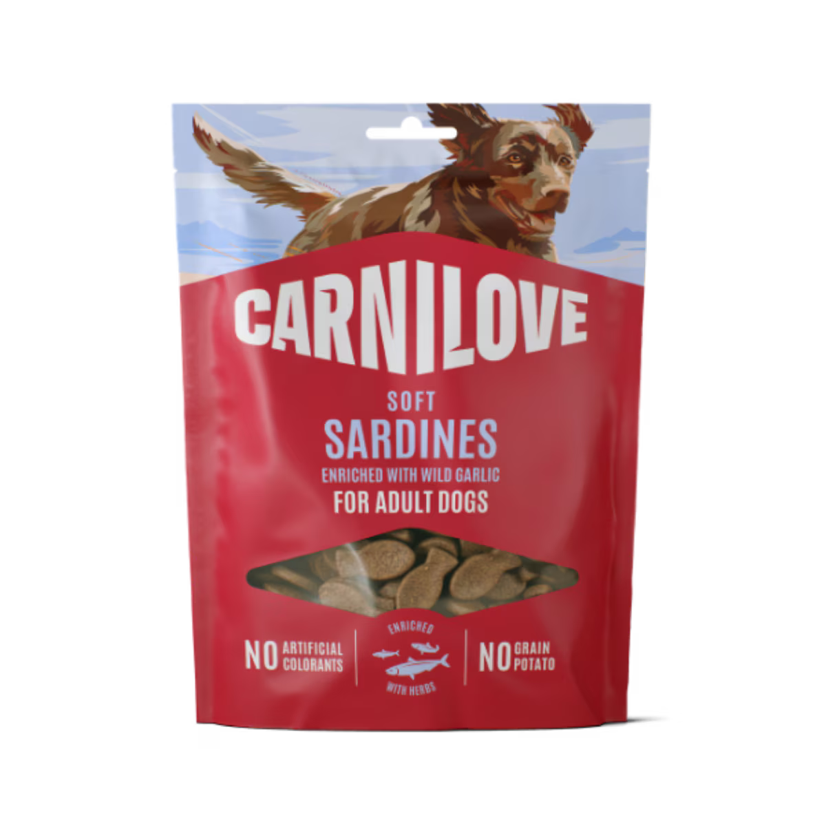 Carnilove Sardines & Wild Garlic Adult Soft Dog Treat – 200g