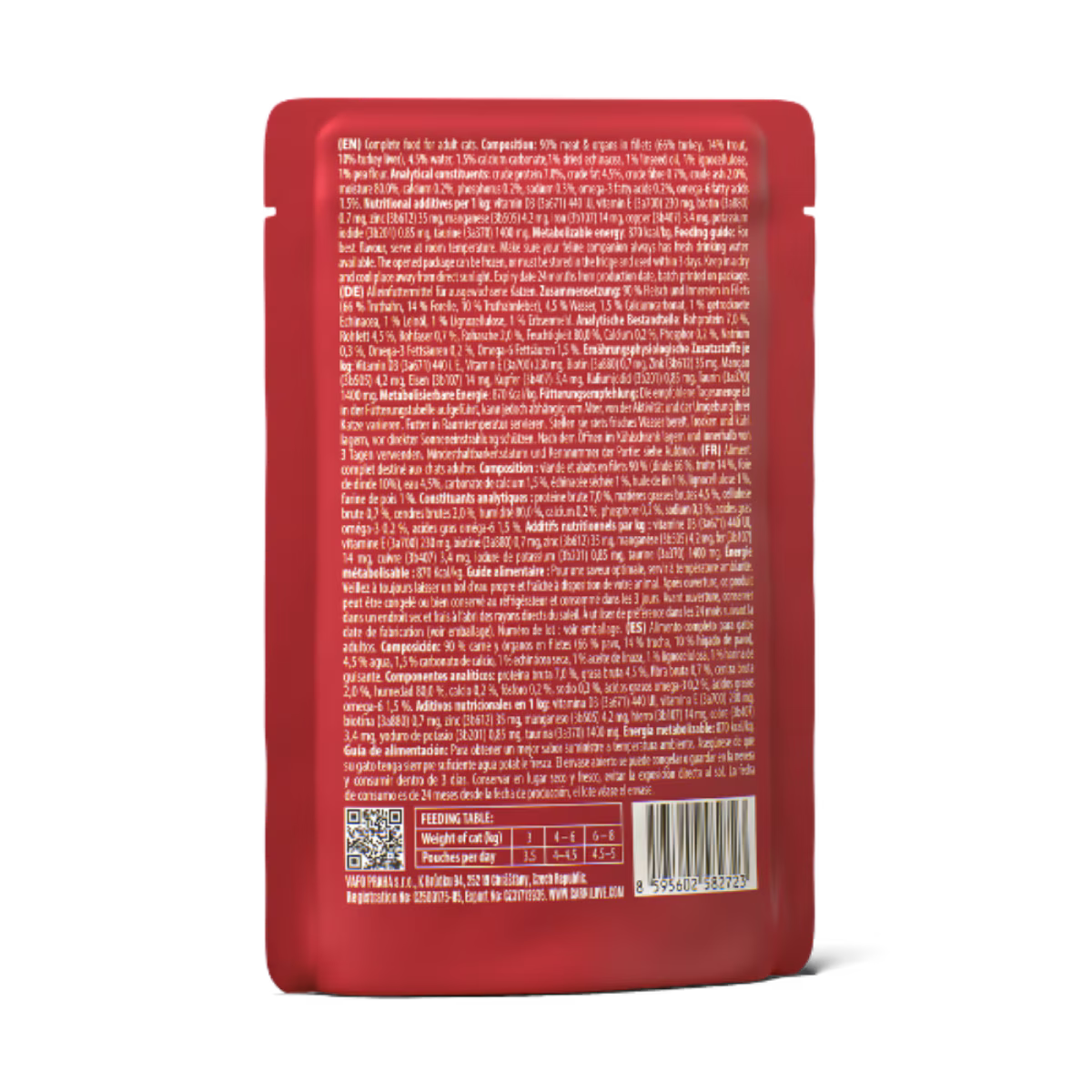 Carnilove Trout Trout with Echinacea in Gravy Adult Wet Cat Food Pouches – 24 x 85g