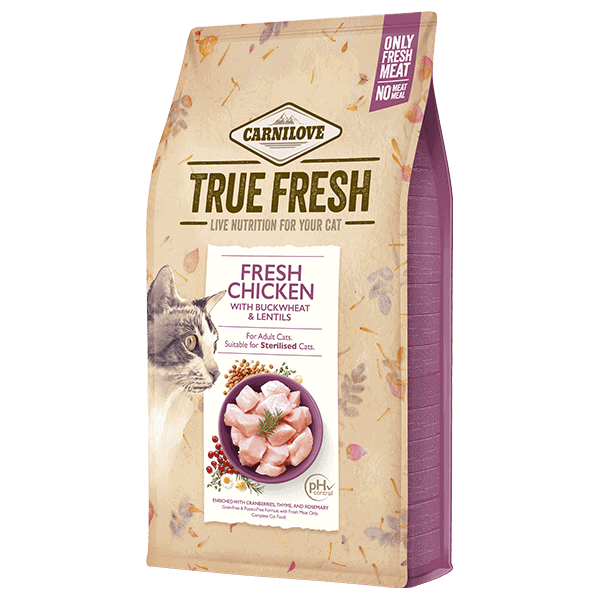 Carnilove True Fresh Cat Chicken Dry Food - 1.8kg