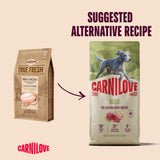 Carnilove True Fresh Duck Junior Large Breed Dry Dog Food - 4kg