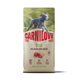 Carnilove True Fresh Duck Junior Large Breed Dry Dog Food - 12kg