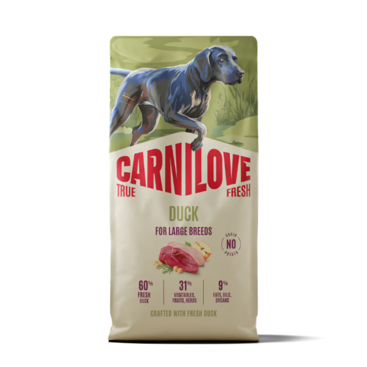 Carnilove True Fresh Duck Adult Large Breed Dry Dog Food – 1.5kg