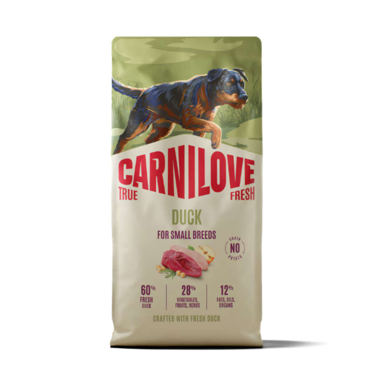 Carnilove True Fresh Duck Adult Small Breed Dry Dog Food – 1.5kg