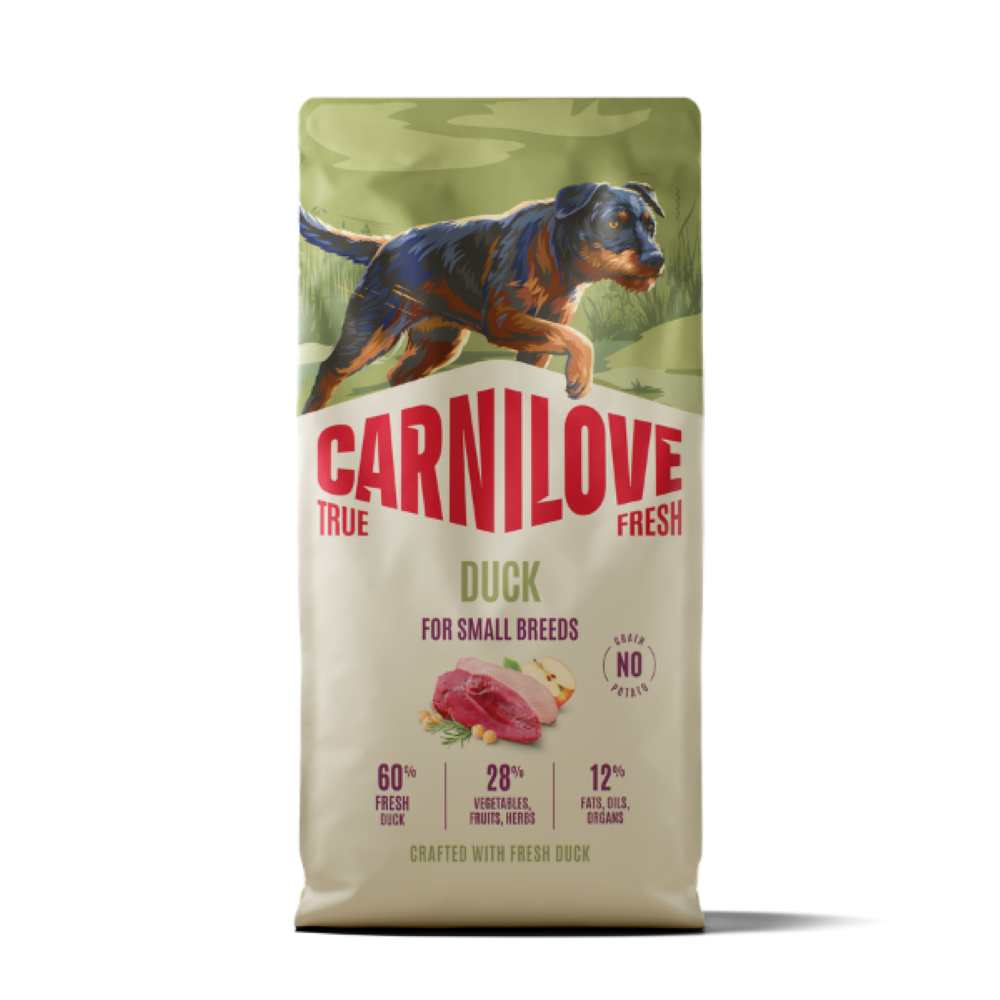Carnilove True Fresh Duck Adult Small Breed Dry Dog Food – 12kg