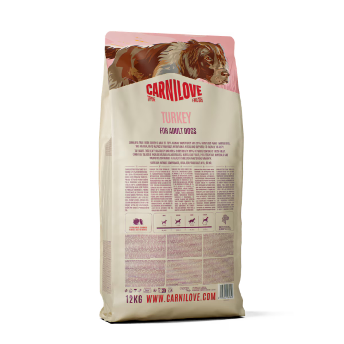 Carnilove True Fresh Turkey Adult Dry Dog Food - 4kg