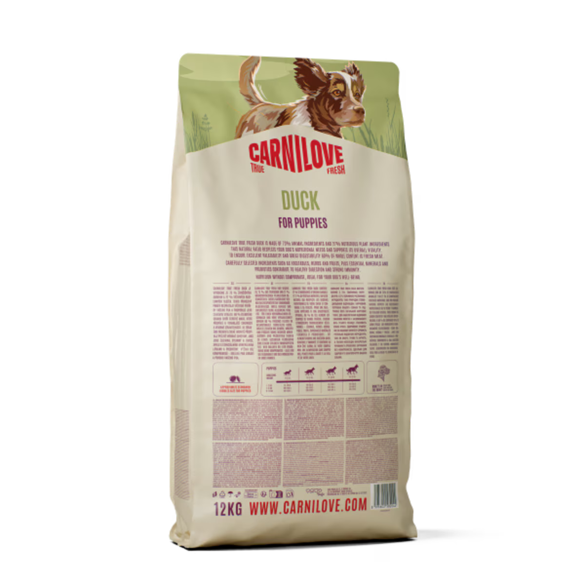 Carnilove True Fresh Duck Puppy Dry Dog Food - 12kg