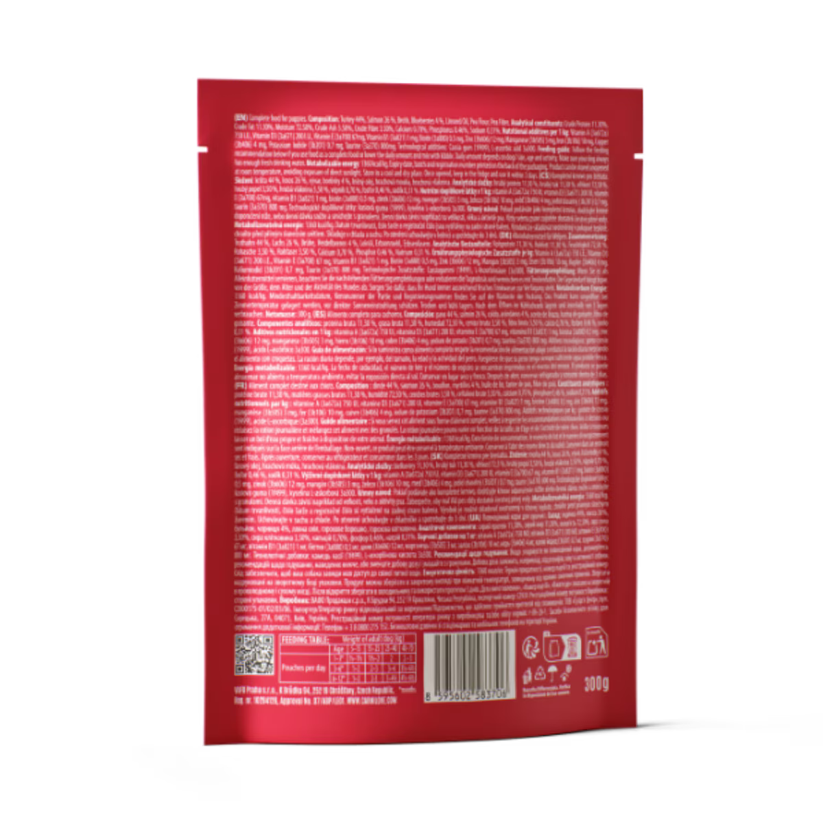 Carnilove Turkey & Salmon Puppy Wet Dog Pate Pouch – 12 x 300g