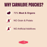 Carnilove Turkey & Salmon Puppy Wet Dog Pate Pouch – 12 x 300g