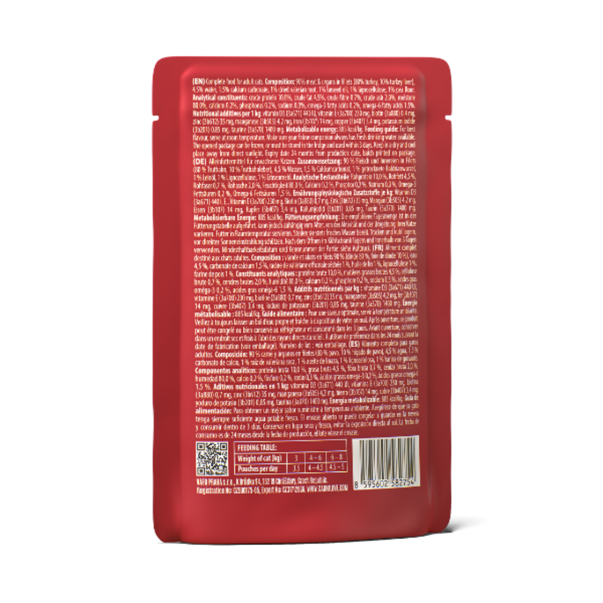 Carnilove Turkey with Valerian In Gravy Wet Cat Food Pouches - 24 x 85g