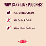 Carnilove Turkey with Valerian In Gravy Wet Cat Food Pouches - 24 x 85g