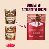 Carnilove Turkey & Venison with Strawberry Leaves Wet Dog Food Pouches - 12 x 300g