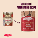 Carnilove Wild Boar & Gravy Adult Wet Cat Food Pouch – 24 x 85g