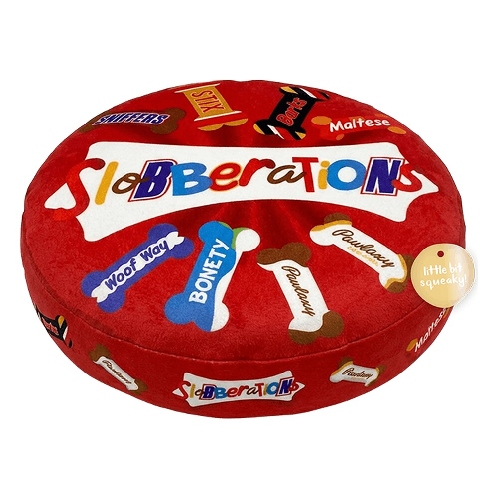 Christmas Chocolate Box Squeaky Dog Toy