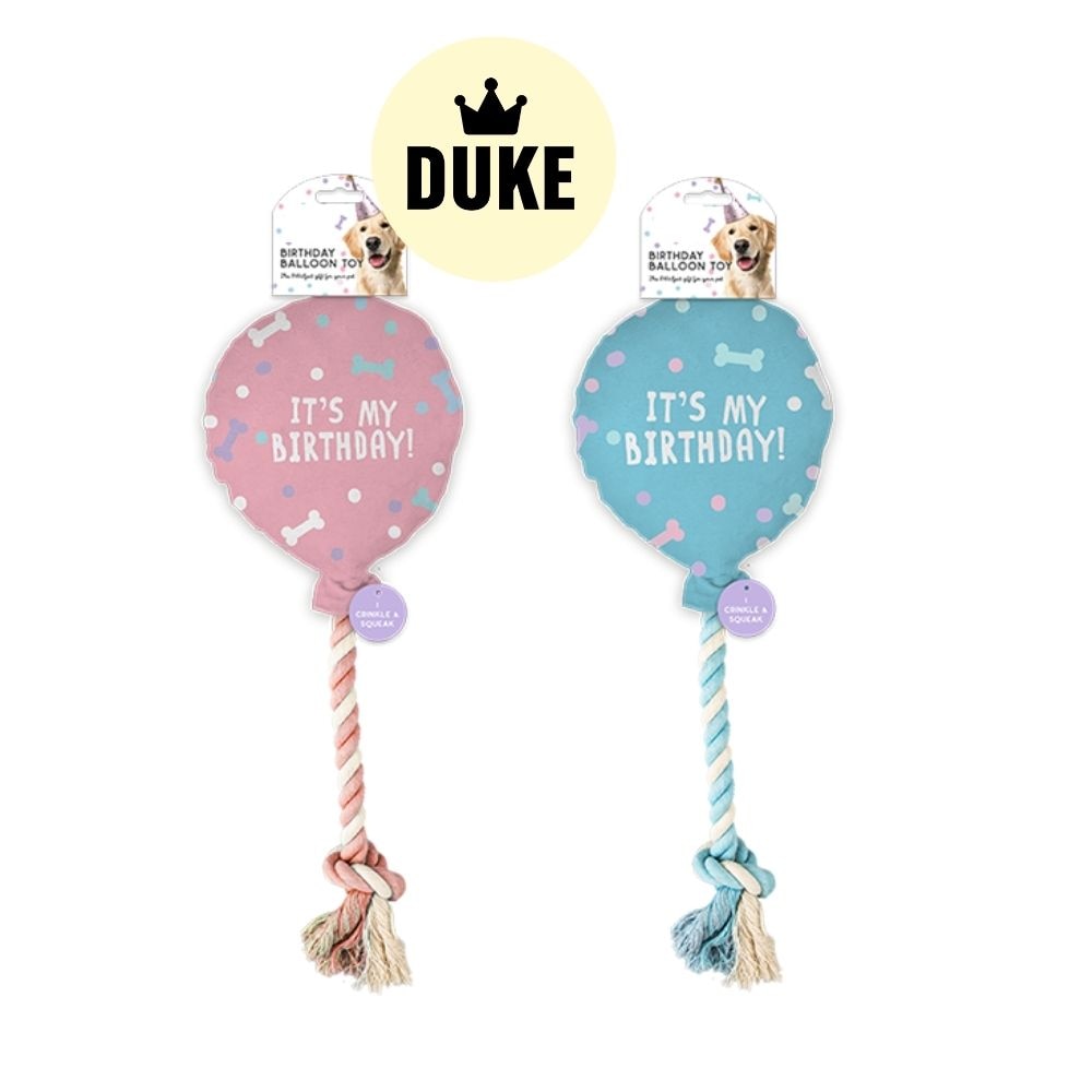 DUKE Birthday Balloon Pet Toy