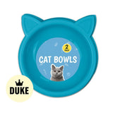 DUKE Cat Bowls 2pk - Trend 17cm