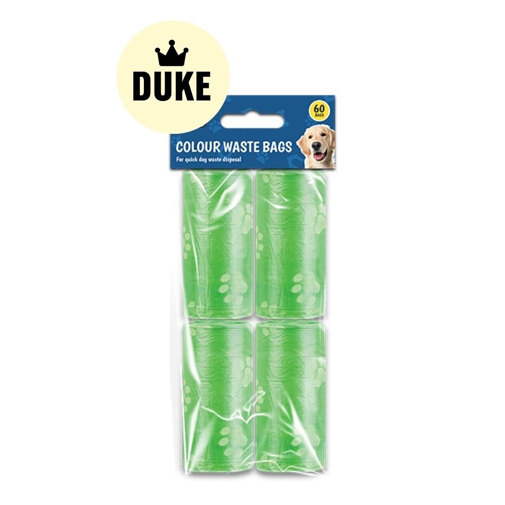 DUKE Dog Poo Bags - 60 Pack