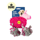 DUKE Farm Animal Dog Toy