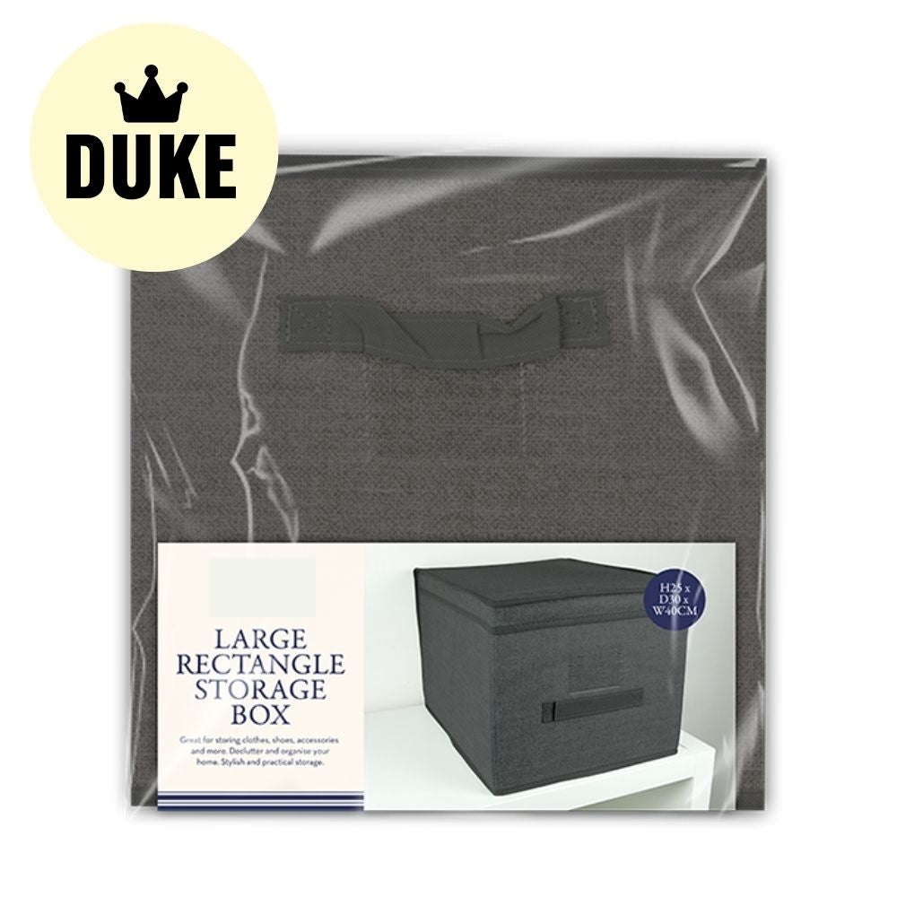 DUKE Large Rectangular Storage Box 25x30x40cm
