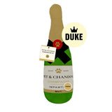 DUKE Luxury Champagne Bottle Dog Toy