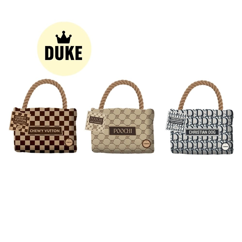 DUKE Luxury Handbag Dog Toy