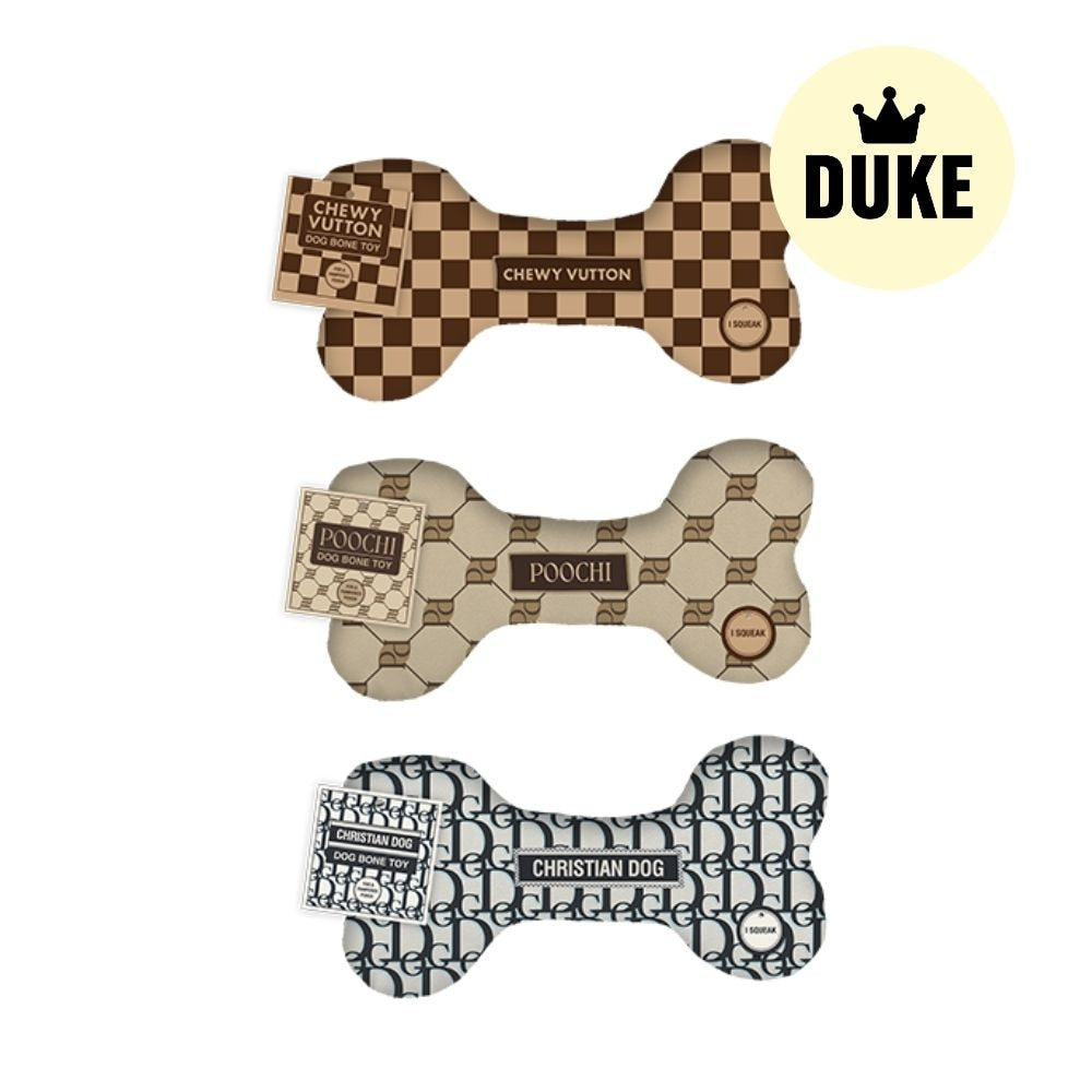 DUKE Luxury Pet Dog Bone Toy