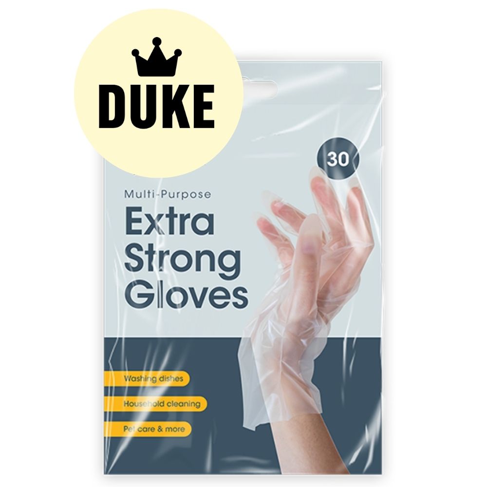 DUKE Multi Purpose Extra Strong Gloves - 30 Pack