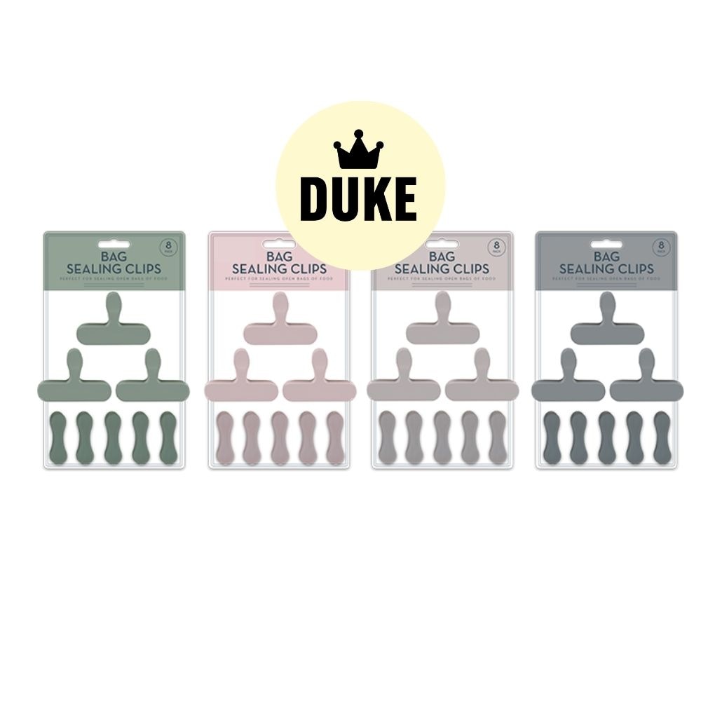 DUKE Natural Bag Sealing Clips 8pk