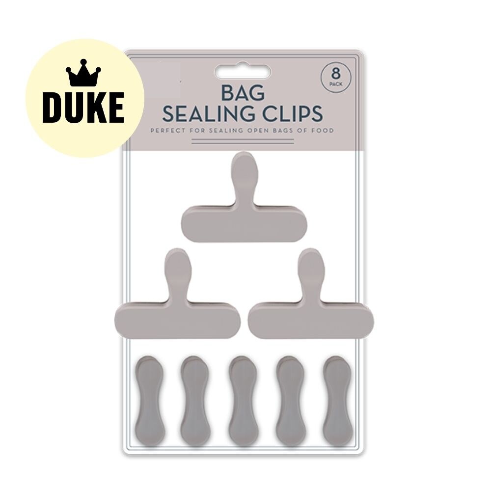 DUKE Natural Bag Sealing Clips 8pk