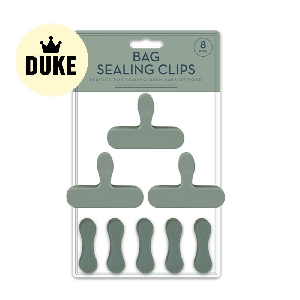 DUKE Natural Bag Sealing Clips 8pk