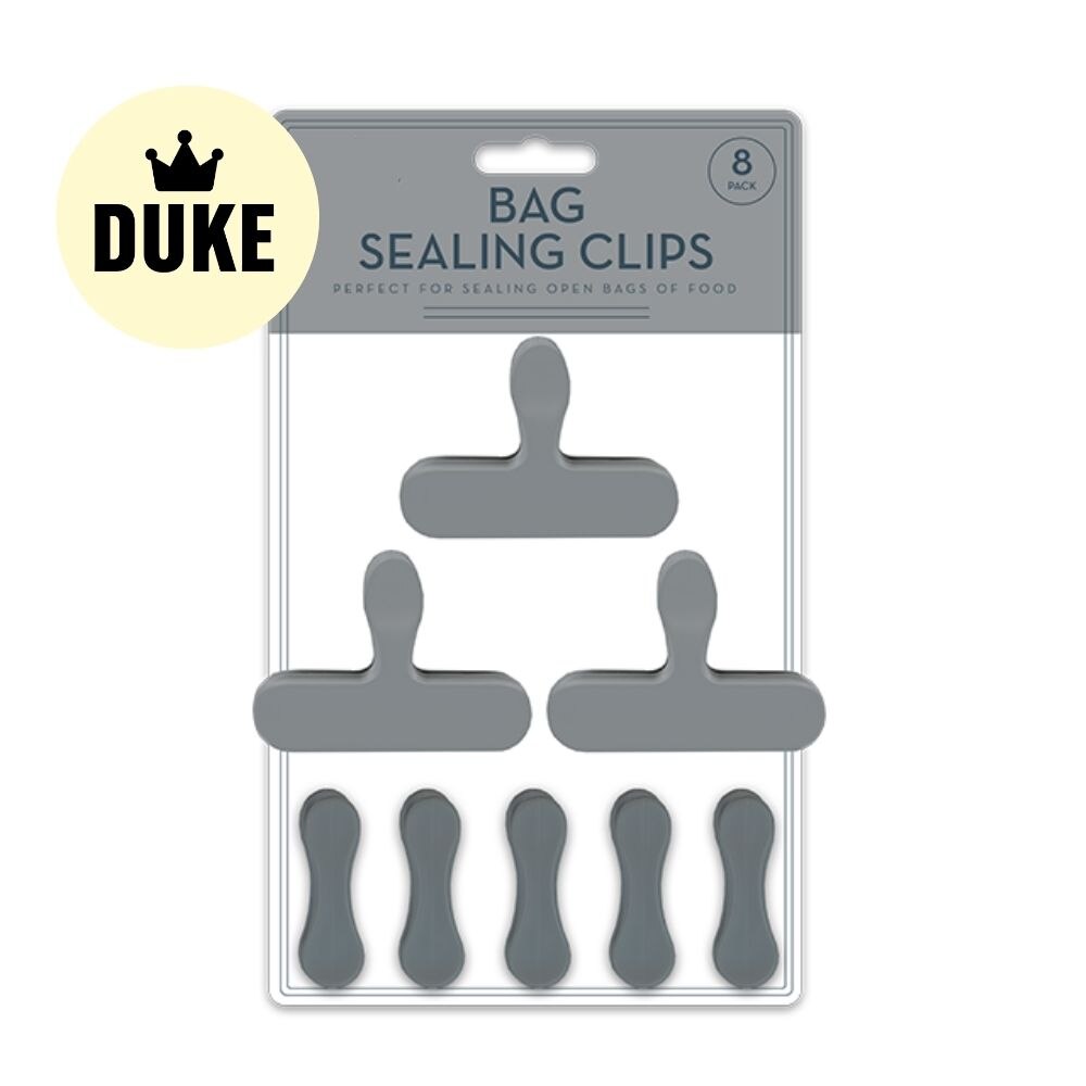 DUKE Natural Bag Sealing Clips 8pk