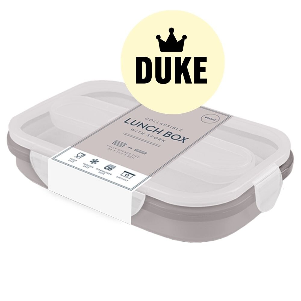 DUKE Natural Collapsible Pet Lunch Box With Spork