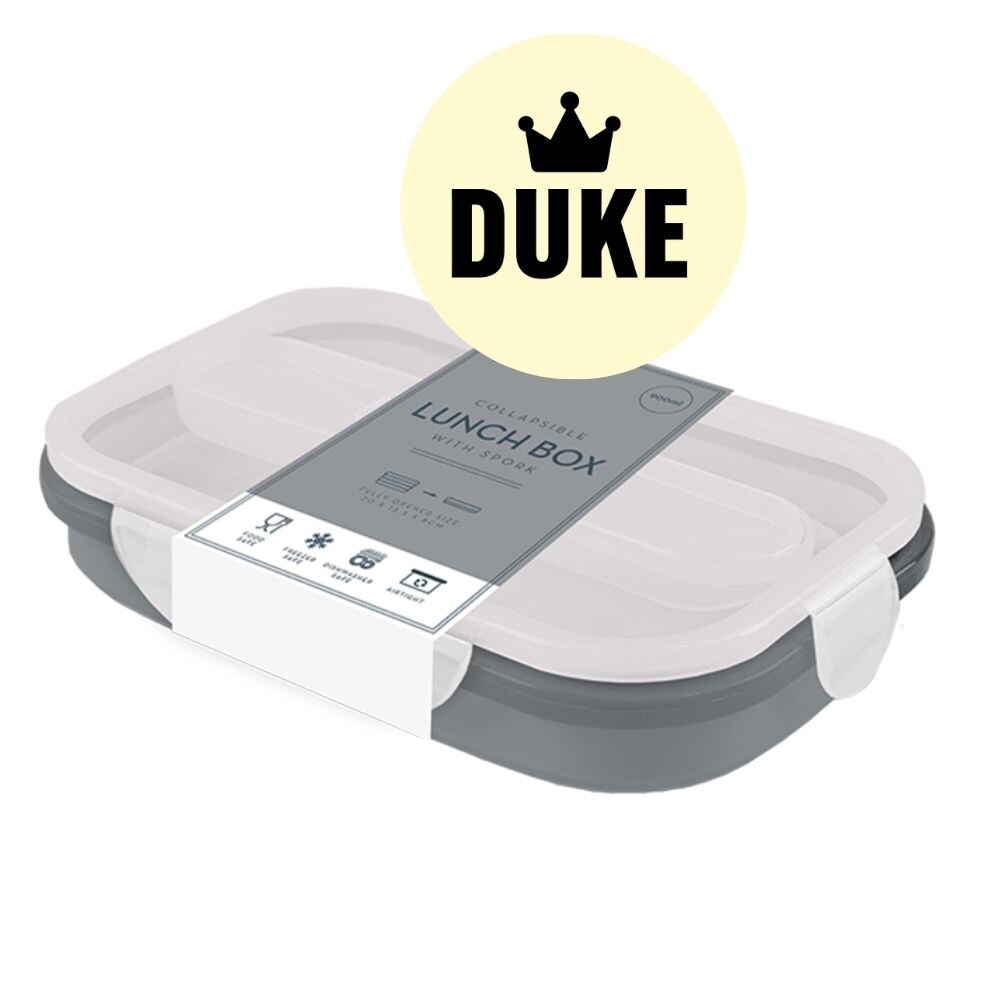 DUKE Natural Collapsible Pet Lunch Box With Spork