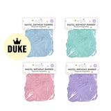 DUKE Pastel Happy Birthday Banner 1.4M