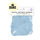DUKE Pastel Happy Birthday Banner 1.4M