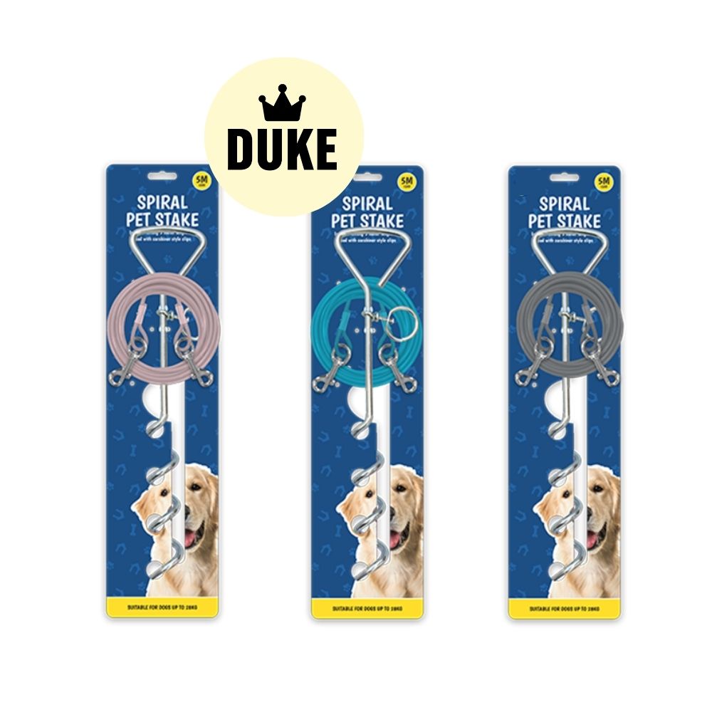 DUKE Spiral Pet Stake 5m