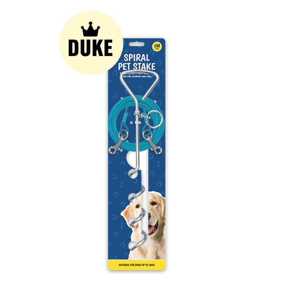 DUKE Spiral Pet Stake 5m