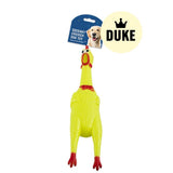 DUKE Squeaky Chicken Dog Toy