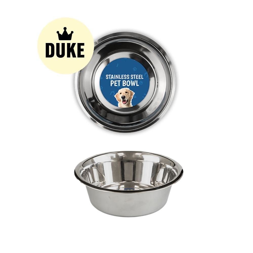 DUKE Stainless Steel Pet Bowl 25cm